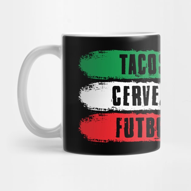 Tacos Cerveza Futbol Soccer Beers & Mexican Food by theperfectpresents